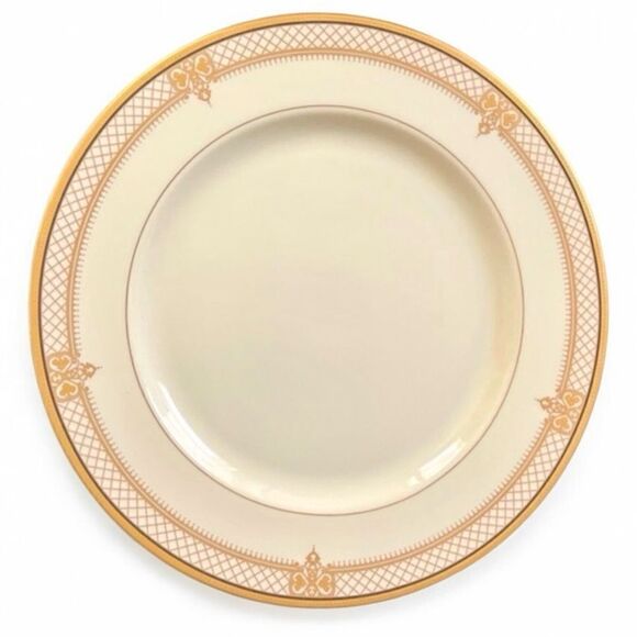 Vintage Mikasa Japan Fine China Regal Court Gold Lattice 12” Round Chop Platter - Picture 3 of 15
